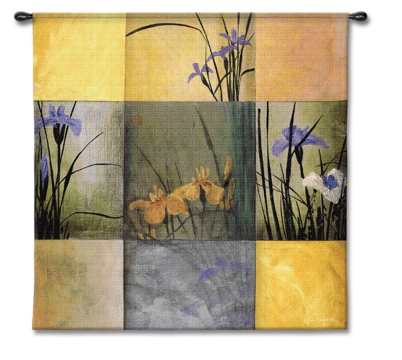 Don Li-Leger Tapestry_ Iris Nine Patch I (i)